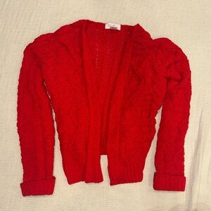 Jessica Simpson Vibrant Red Women's Cardigan